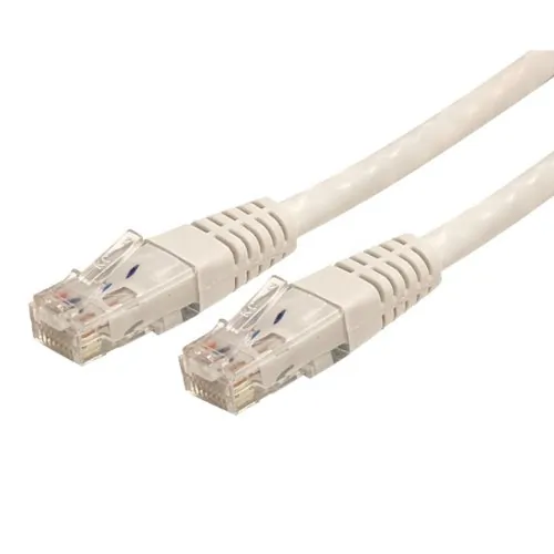 STARTECH C6PATCH5WH — 5FT WHITE CAT6 ETHERNET CABLE DELIVERS MULTI GIGABIT 1/2.5/5GBPS & 10GBPS UP TO