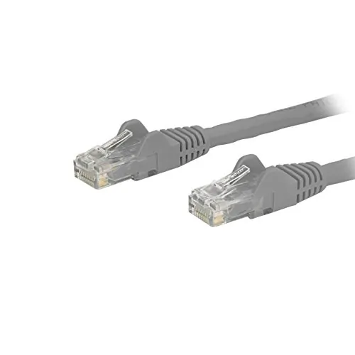 STARTECH N6PATCH6INGR — 6IN GRAY CAT6 ETHERNET CABLE DELIVERS MULTI GIGABIT 1/2.5/5GBPS & 10GBPS UP TO 1