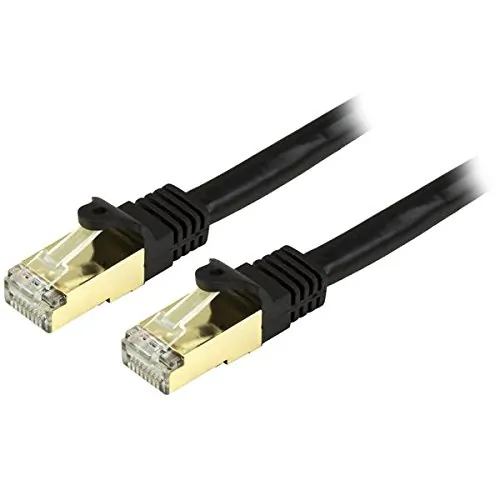 STARTECH C6ASPAT4BK — CAT6A ETHERNET CABLE DELIVERS 10 GIGABIT CONNECTION FREE OF NOISE & EMI/RFI INTE