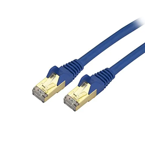 STARTECH C6ASPAT9BL — CAT6A ETHERNET CABLE DELIVERS 10 GIGABIT CONNECTION FREE OF NOISE & EMI/RFI INTE
