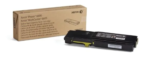 XEROX 106R02227 — HI-CAP TONER CARTRIDGE YELLOW 6600/6605