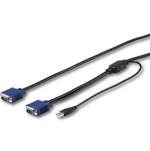 STARTECH RKCONSUV10 — 10 FT. (3 M) USB KVM CABLE ENABLES YOUR SWITCH KIT TO CONVENIENTLY OPERATE YOUR