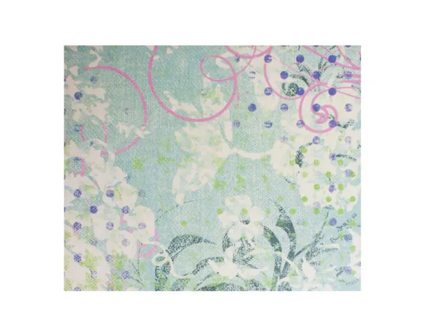 Bulk Buys OP982 — Azure Bloom Notecards - Elegant Stationery Set