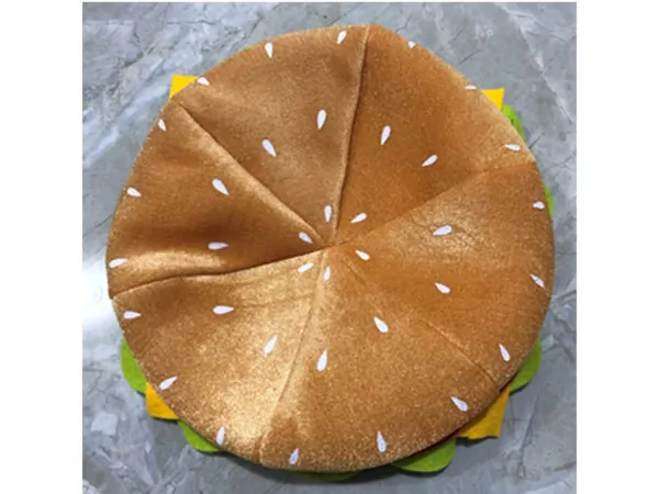 Bulk Buys VR119 — Delicious Hamburger Costume Hat for Fun Dress-Up Events