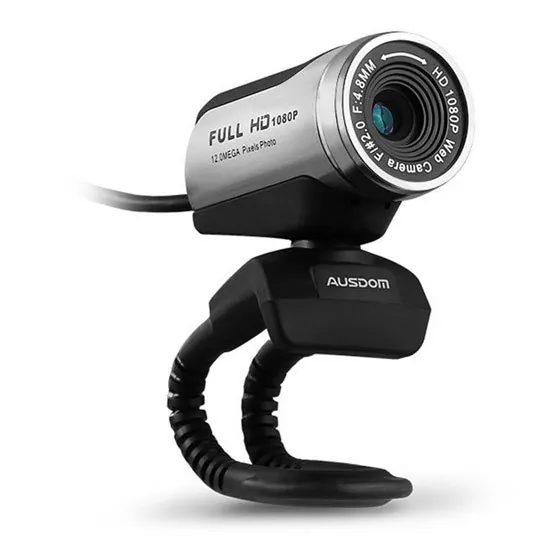 Ausdom AW615 - AUSDOM Full HD 1080P Wide Angle View Webcam with Anti-Distor