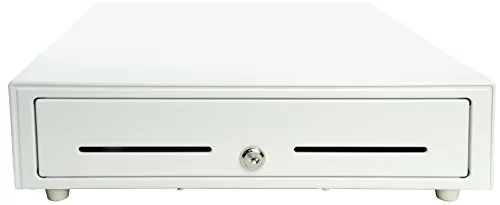 STAR MICRONICS 37965590 — CASH DRAWER, WHITE, 16WX16D, PRINTER DRIVEN, 5BILL-8COIN, 2 MEDIA SLOTS, CABLE I