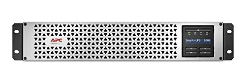 APC - Schneider Electric SMTL1000RM2UC — APC SMART-UPS, LINE INTERACTIVE, 1000VA, LITHIUM-ION, RACKMOUNT 2U, 120V, 6X NEM