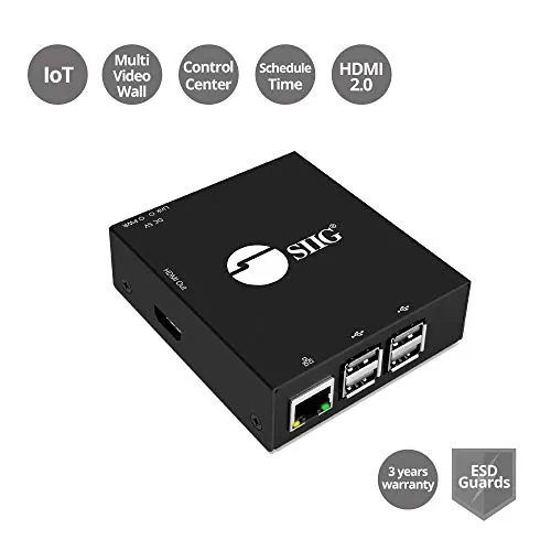 Siig CE-H25411-S1 - SIIG HDMI 2.0 Video Wall Over IP Multicast Controller