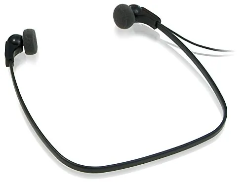 Philips LFH0334 — Lightweight Under-the-Chin Stereo Headphones for Transcription