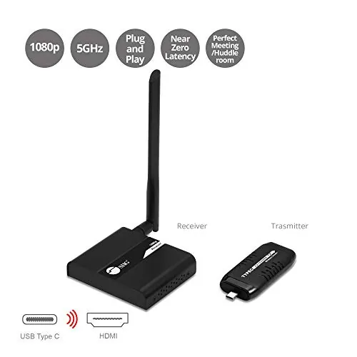 Siig CE-H25J11-S1 — TYPE-C WIRELESS EXTENDER KIT30M