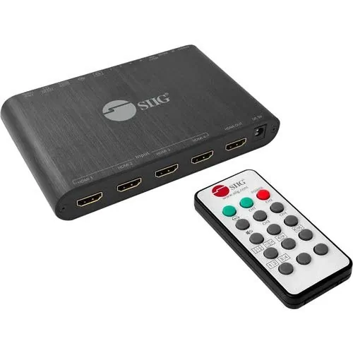 Siig CE-H25R11-S1 — TECHNICAL SPECS 4X1 HDMI MULTI-VIEWER SWITCH FULL HD QUALITY HDMI 4 TO 1 SWITCH,
