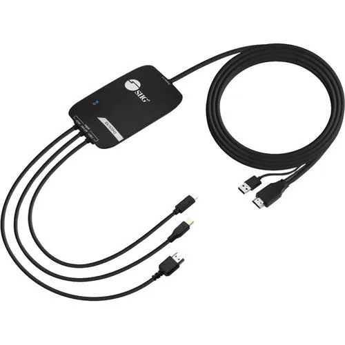 Siig CE-H25Q11-S1 — 3X1 HDMI 4K MULTI FORMAT SWITCHER BYOD