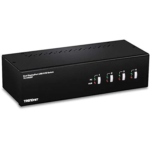 TRENDNET TK-440DP — 4-PORT DUAL MONITOR DISPLAY PORT KVM SWITCH