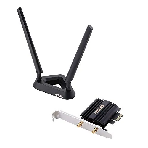 ASUS PCE-AX58BT — Asus Network PCE-AX58BT/CA AX3000 Dual Band PCI Express WiFi 6 Adapter 160MHz Bluetooth5 Retail