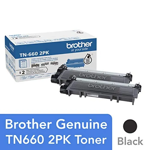Brother TN6602PK — HIGH-YIELD BLACK TONER CARTRIDGE TWIN PACK TN660 2PK