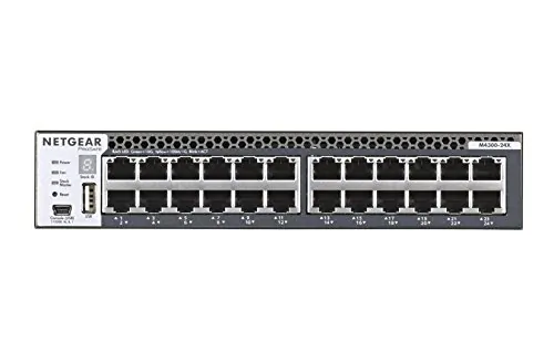 NETGEAR XSM4324CS-100NES — M4300-24X 24 PORT 10 GIGABIT MANAGED SWITCH