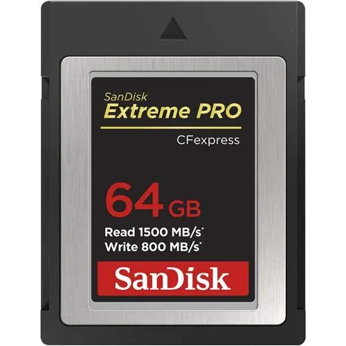 Western Digital SDCFE-064G-ANCNN — SANDISK EXTREME PRO CFEXPRESS CARD, 64GB, 1500/800 MB/S, W/JC,RP1500/800 MB/S, W
