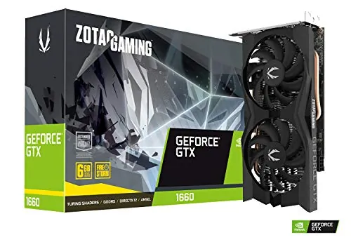 ZOTAC ZT-T16600K-10M — GEFORCE GTX1660 6GB GDDR5 192