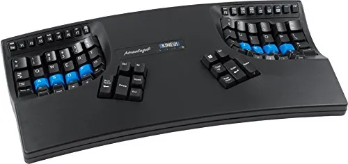KINESIS KB600 — THE ADVANTAGE2 PROGRAMMABLE KEYBOARD FEATURES OUR PATENTED CONTOURED DESIGN THAT