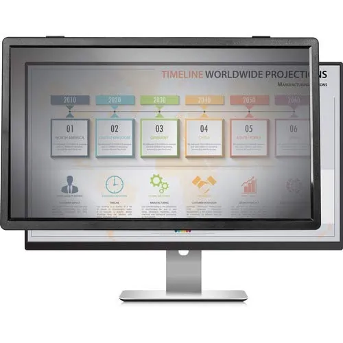 ROCSTOR PV0026-B1 — Framed Privacy Filter for 22" Widescreen Monitor - Black