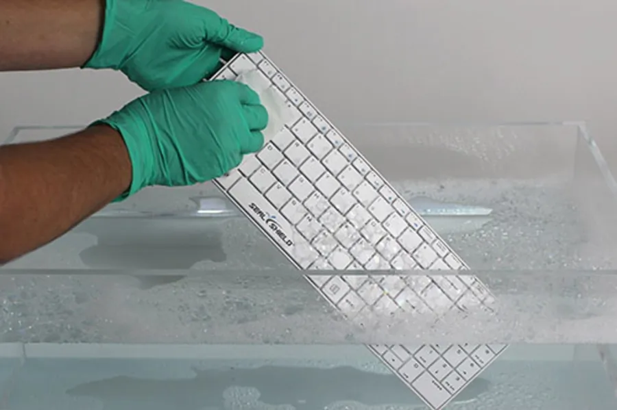 SEAL SHIELD SSWKSV099W — CLEANWIPE MEDICAL GRADE-WATERPROOF, ANTIMICROBIAL, LOW PROFILE CHICLET STYLE, 2.