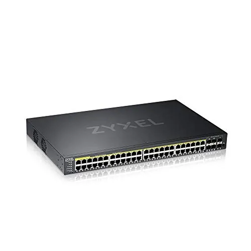 ZYXEL GS2220-50HP — GS2220-50HP - 48 PORT GIGABIT MANAGED POE+ SWITCH + 1YR NEBULA PRO