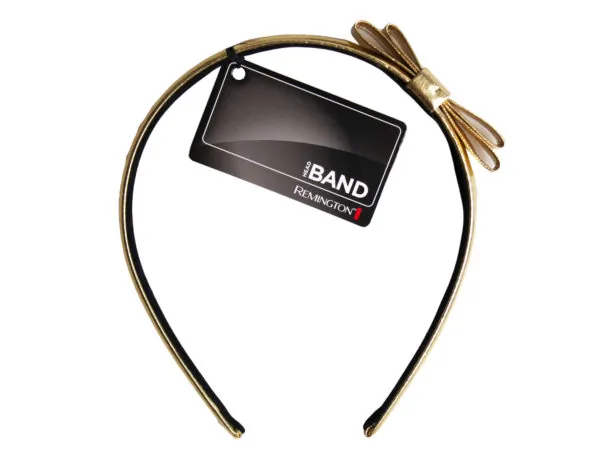 Bulk Buys KA706 — Remington Flat Bow Headband - Assorted Colors Collection