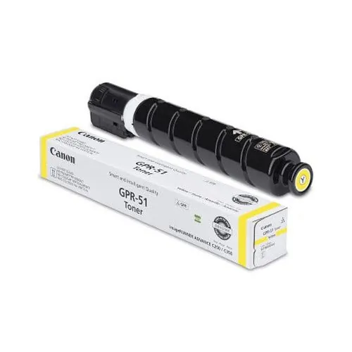CANON 8519B003AA — Canon GPR-51 Toner Cartridge - Yellow - Laser - 21500 Pages - 1 Each