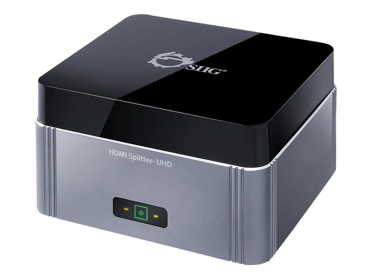 Siig CE-H22K12-S1 — TRUE 4K PERFORMANCE DISTRIBUTES A SINGLE FULL HD HDMI SOURCE SIGNAL TO 2 HDMI DI