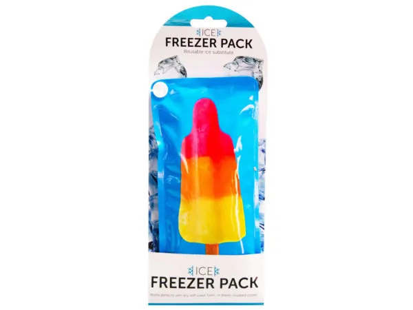 Bulk Buys HX480 — Colorful Popsicle Themed Ice Freezer Packs for Kids