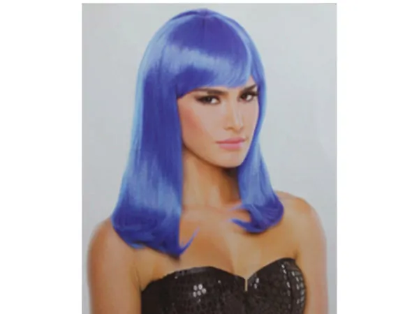Bulk Buys VR122 — Chique Blue Long Wig - Perfect for Any Occasion
