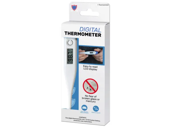 Bulk Buys GE463 — Digital Medical Thermometer with Fast Read Technology