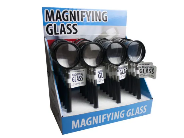 Bulk Buys GE438 — 5x Magnifier with Telescoping Handle - Portable & Lightweight