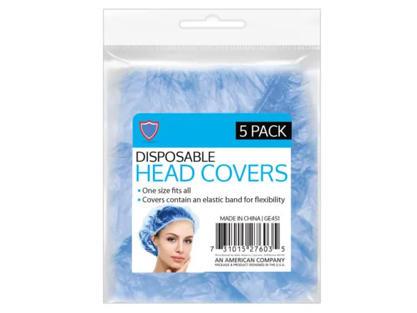 Bulk Buys GE451 — 5 Piece Disposable Head Protectors for Safe Care