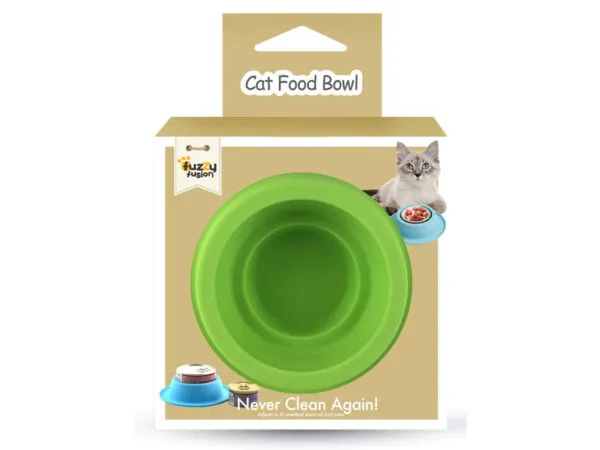 bulk buys DD458 - Premium Cat Food Can Bowl with Anti-Slip Base