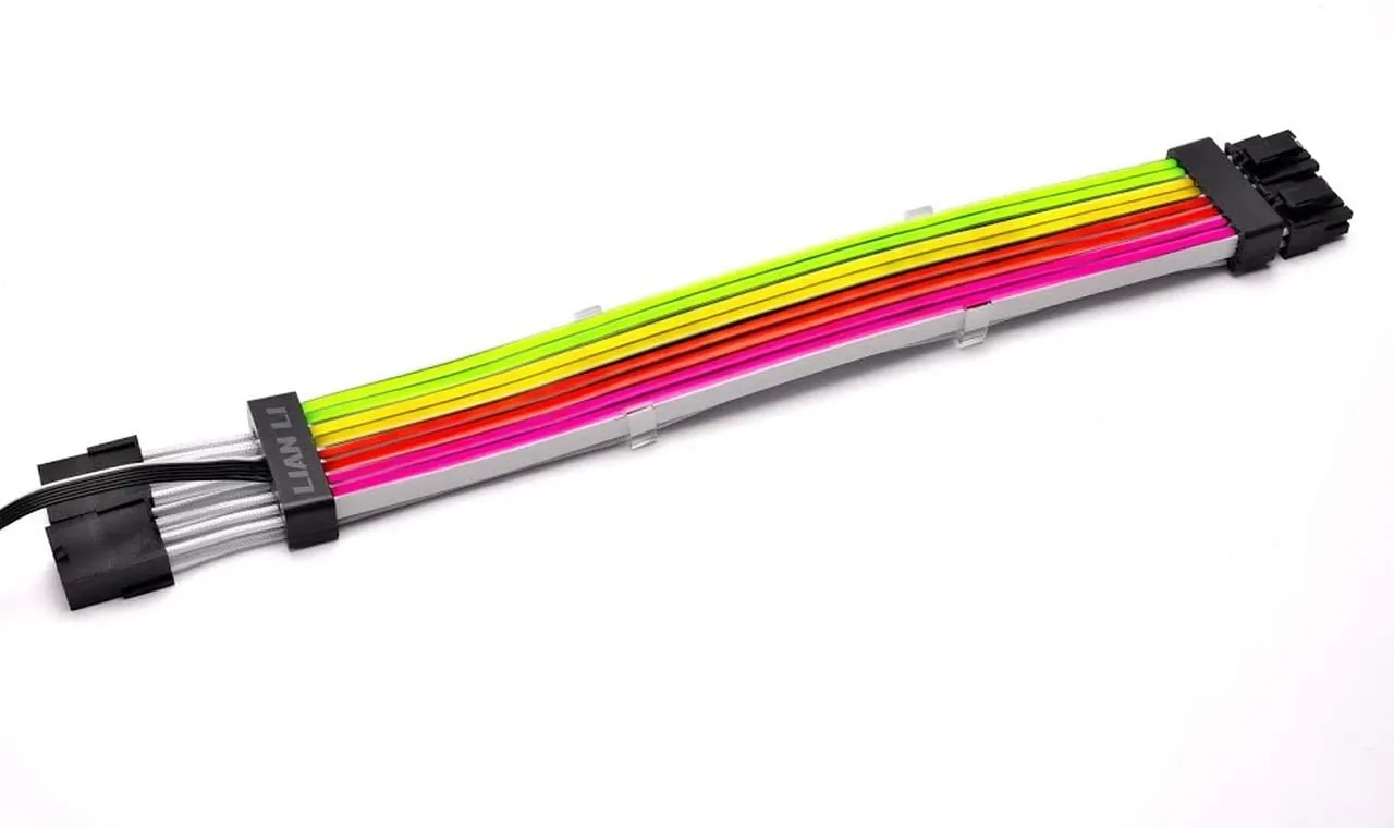 LIANLI STRIMERPLUS8PINS — Lian Li PW8-V2 (VERSION 1) Strimer plus - Power extension cable - 8 pin PCIe