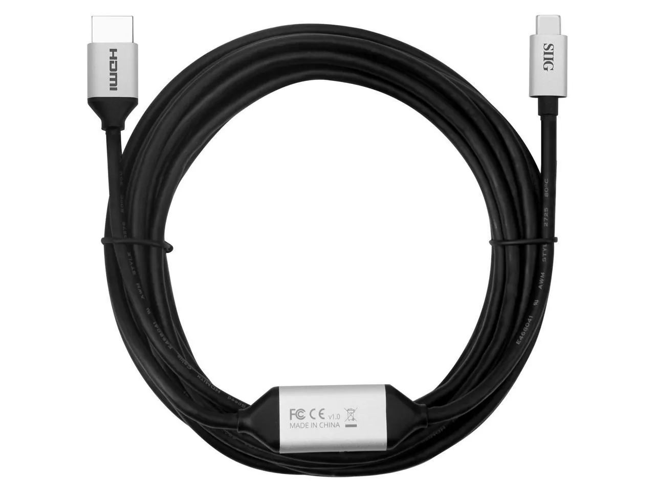 Siig CB-TC0511-S1 — EASILY ADD A HDMI DISPLAY TO A THUNDERBOLT 3 OR DISPLAYPORT ALT MODE CAPABLE USB