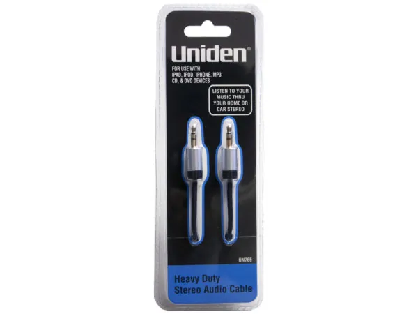 bulk buys EN744 - Uniden Premium Stereo Audio Cable - 3.5mm Connector