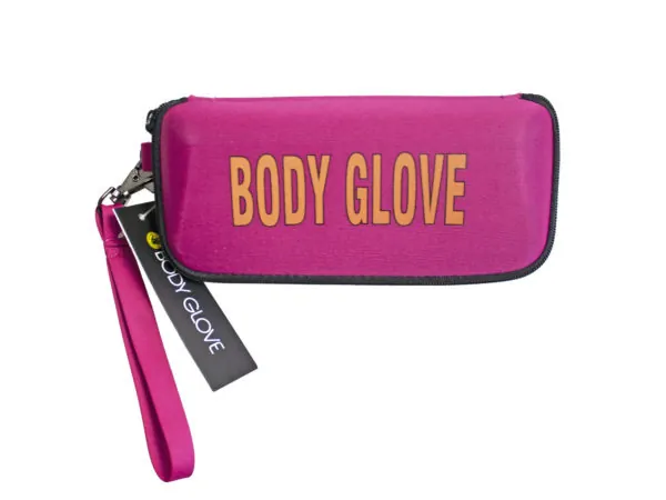 bulk buys GH812 - Pink Body Glove Retro Neoprene Sunglass Case - Stylish & Dur