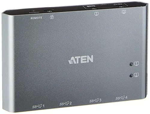 Aten Technologies US3342 — 2-PORT USB-C SHARING SWITCH WITH POWER PASS THROUGH