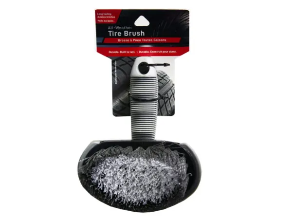 bulk buys EC407 - Heavy-Duty All-Weather Tire Cleaning Brush