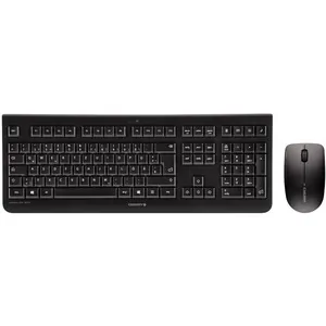 Cherry JD-0710FR-2 — DW 3000 WIRELESS KB+MOUSE BUNDLE, FRENCH 105+4 WHISPER QUIET KEYS, BLACK, 3 BOTT