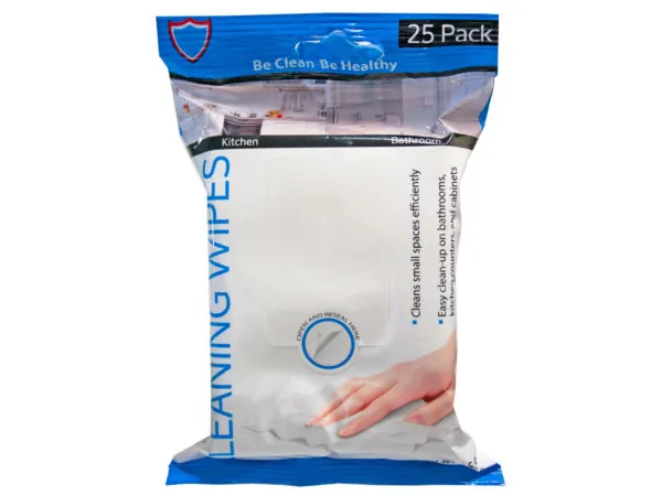 bulk buys GE449 - 25 Pack All-Purpose Cleaning Wipes - Convenient and Effectiv