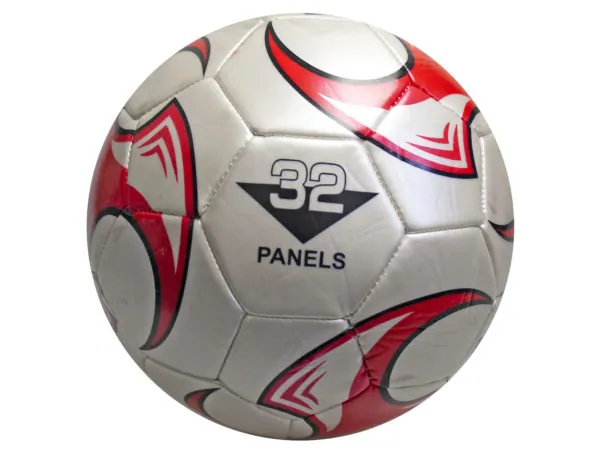 bulk buys OP966 - Size 5 Soccer Ball - Red Wheel Design for Ultimate Play
