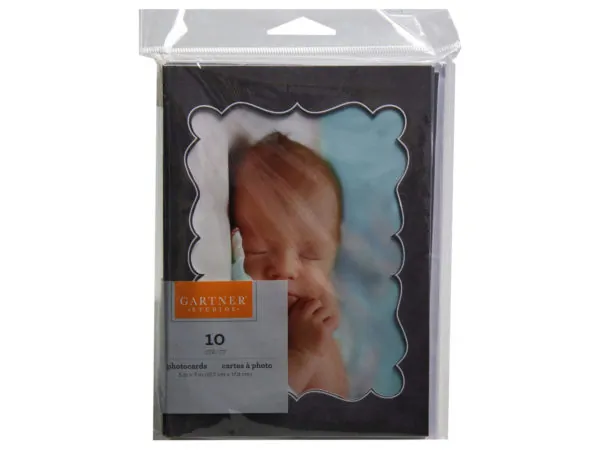 bulk buys PC906 - Chalkboard Photo Card Set - 10 Pack with Envelopes