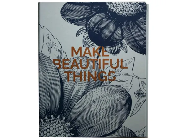 Bulk Buys PC909 — Floral Photo Album & Planner Three Ring Binder