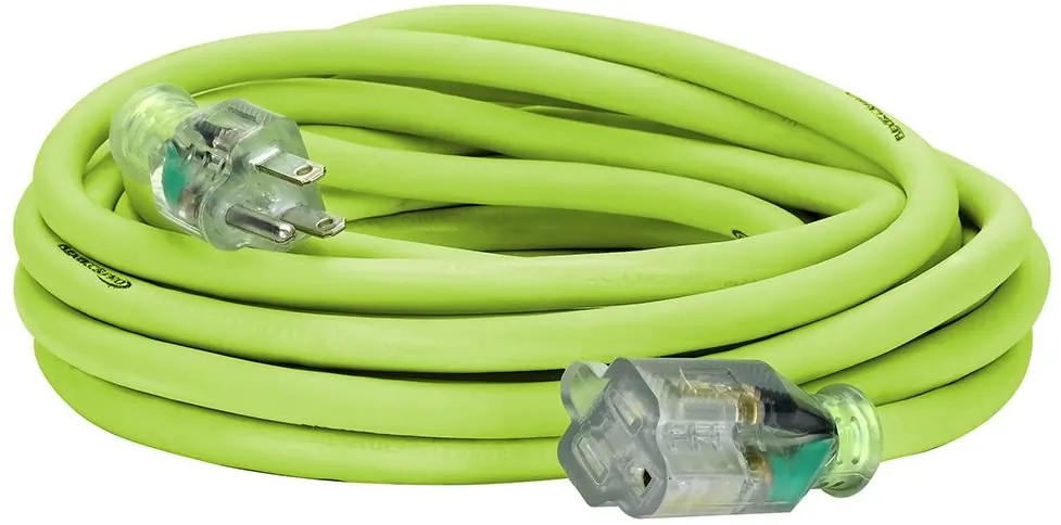FLEXZILLA FZ512825 — Flexzilla Pro 25ft Outdoor Extension Cord with Lighted Plug