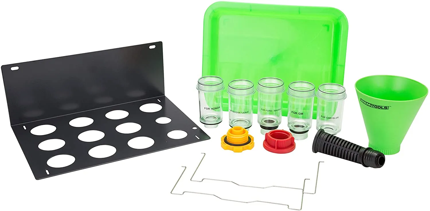OEM TOOLS 87039 - OEM Tools Universal Oil Funnel Set with Accessories