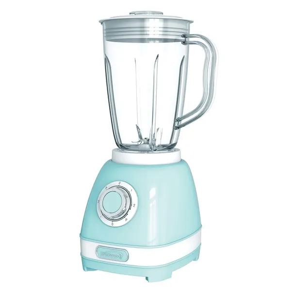 Brentwood JB-330BL — Brentwood JB-330BL 2 Speed Retro Blender in Blue with 50 Ounce Plastic Jar