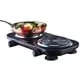 Brentwood TS-361BK — 1500W DBL ELEC BRNR BLK